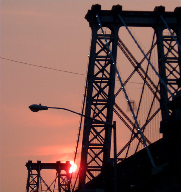 bklyn bridge sunset